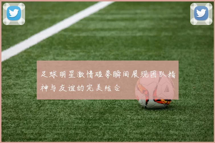 足球明星激情碰拳瞬间展现团队精神与友谊的完美结合